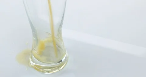Pouring beer to the glass Stock Footage 102356519