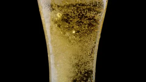 Pouring beer into glass Stock Footage 293999161