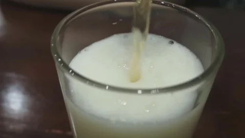 Pouring beer mug Stock Footage 70447095