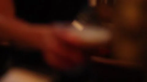 Pouring Beer out of a Tap Vídeo Stock 42394842