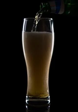 Pouring beer Stock Photos