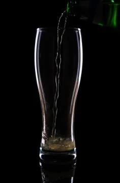 Pouring beer Foto stock