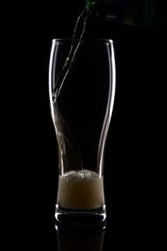 Pouring beer Foto stock