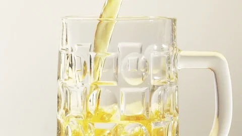 Pouring beer slow Stock Footage 119915854