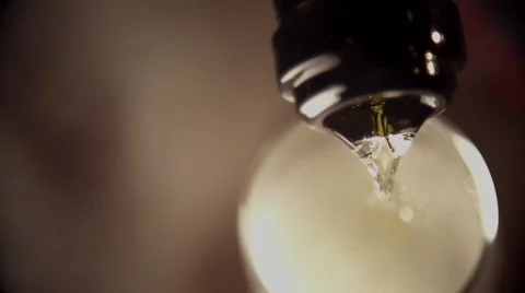 Pouring the beer in slow motion Stock Footage 67867231