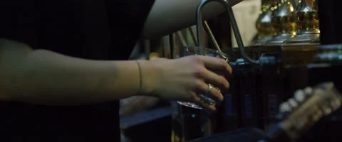 Pouring a beer taster Stock Footage 59947151