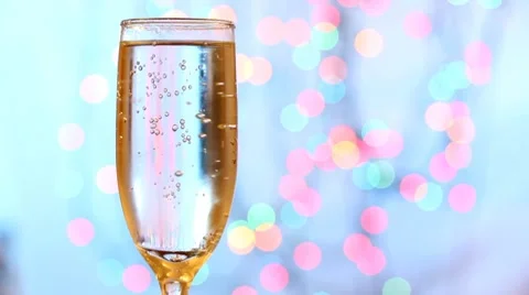 Pouring  champagne Stock Footage 8600505