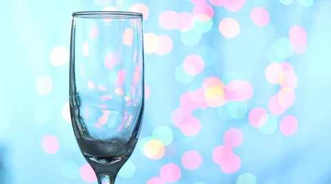Pouring  champagne Stock Footage 8647936