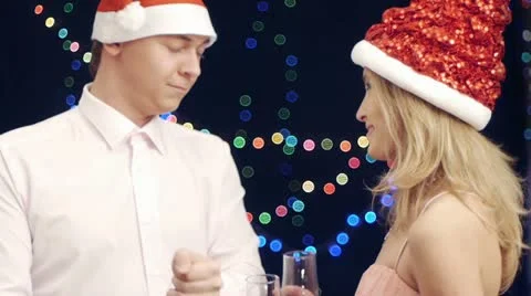 Pouring champagne Stock-Footage 12476895