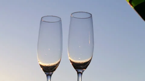 Pouring champagne Stock-Footage 23032070