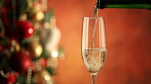 Pouring champagne Stock Footage 43777890