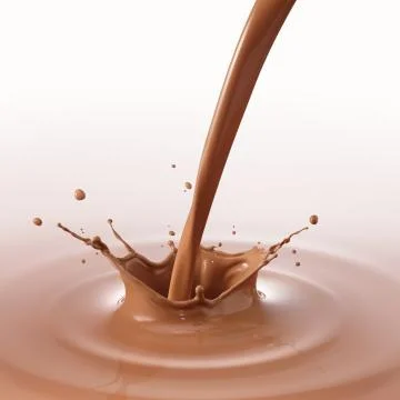 Pouring chocolate Stock Photos