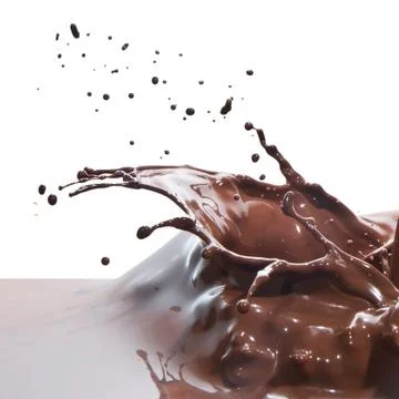 Pouring chocolate Foto stock
