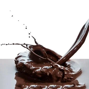 Pouring chocolate Stock Photos