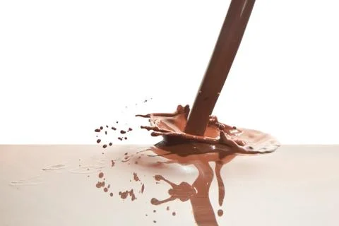 Pouring chocolate Stock-Fotos