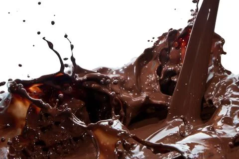 Pouring chocolate Stock-Fotos