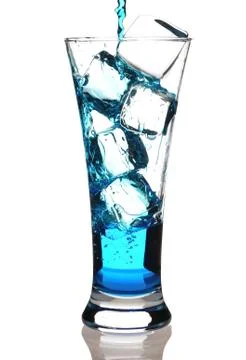 Pouring cocktail Stock Photos