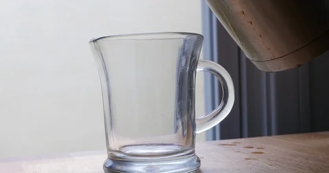 Pouring Coffee CU Stock Footage 107344102