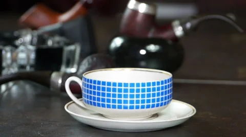 Pouring Coffee Into Cup Stock Footage 47075386