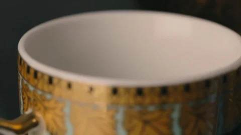 Pouring coffee in cup Stock Footage 72715154