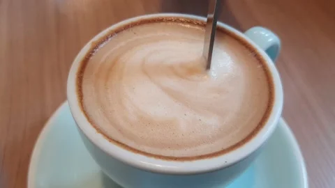 Pouring  coffee in cup   Stock Footage 141800652