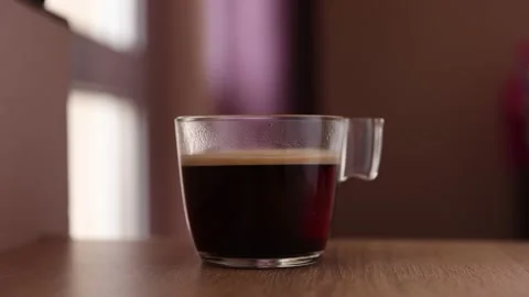 Pouring Coffee in a cup Stock Footage 145881488