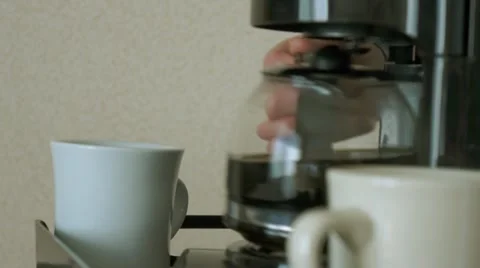 Pouring coffee 스톡 동영상 10866609