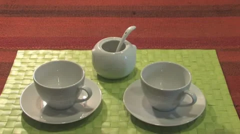 Pouring coffee Stock Footage 11877280