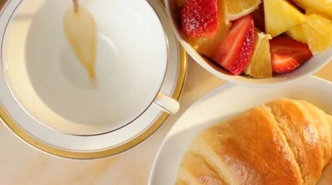 Pouring coffee Stock Footage 20494430