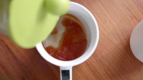 Pouring coffee Video stock 81483511