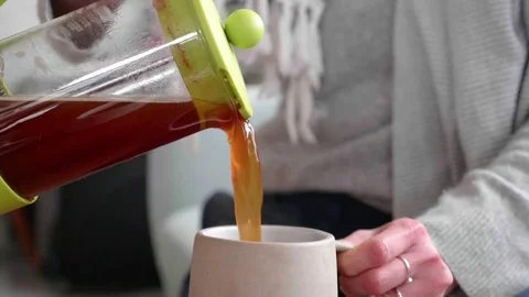 Pouring coffee Stock Footage 81484499