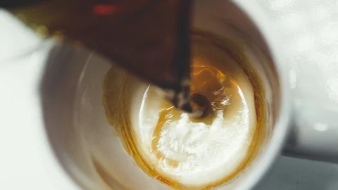 Pouring coffee Stock Footage