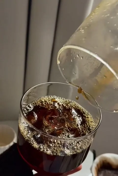 Pouring coffee from a pot Stock Footage 316746736