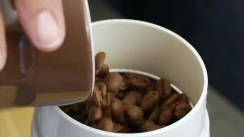 Pouring coffee. Super Slow Stock Footage 78130629