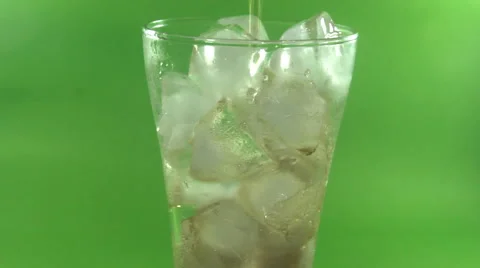 Pouring cola into the Glass Video stock 60239350