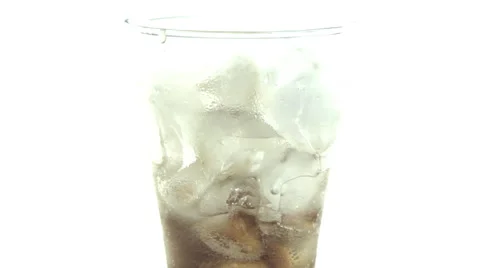 Pouring cola into the Glass Stock Footage 60239668