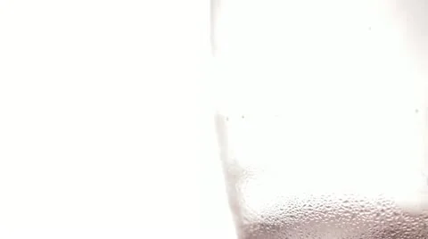 Pouring cold beer into glass Stock Footage 10871032