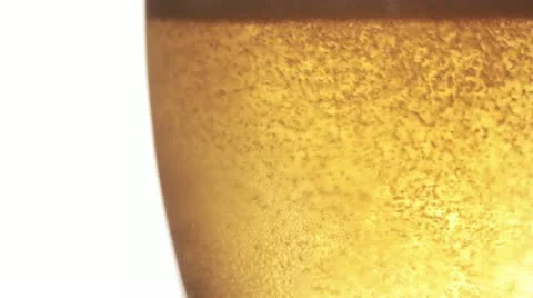 Pouring cold beer into glass Stock Footage 10871035