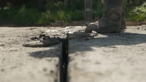 Pouring concrete. Stock Footage 167590779
