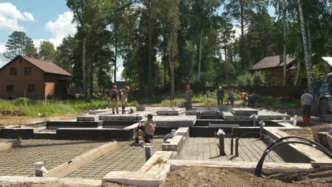 Pouring concrete. Stock Footage 167590782