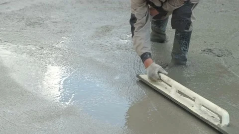 Pouring concrete. Stock Footage 167590817