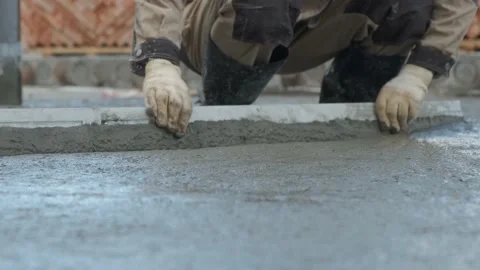 Pouring concrete. Stock Footage 167590821