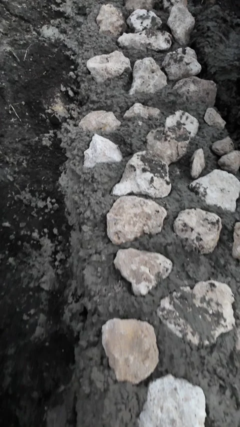 Pouring Concrete for Foundation,Foundation Construction Process Stock Footage 300057212