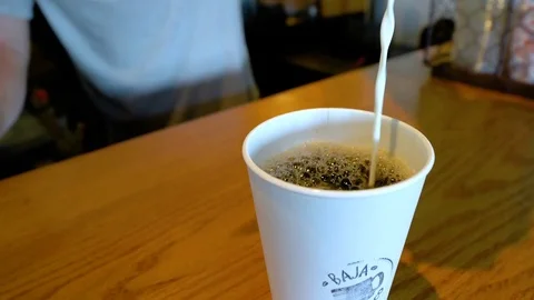 Pouring Cup of Coffee Stock Footage 79212264