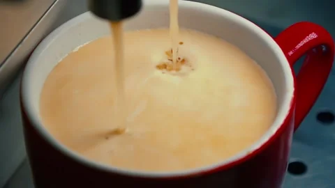 Pouring a cup of coffee Stock Footage 134488130