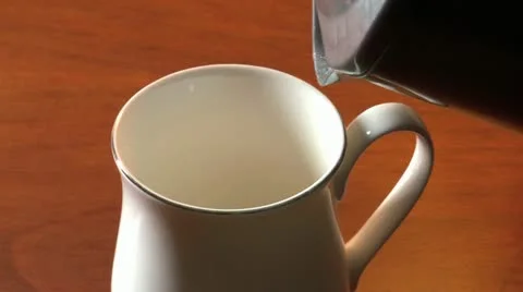 Pouring a cup of tea Stock Footage 10868242