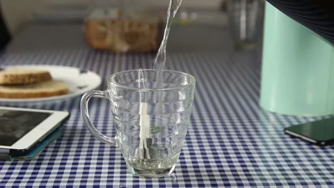 Pouring cup of tea Stock Footage 140842519