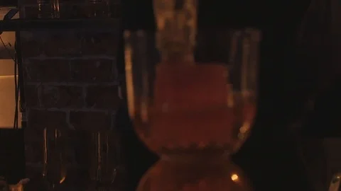 Pouring A Drink Close Up Stock Footage 90488091