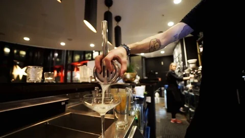 Pouring drink Stock Footage 89504901