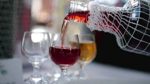 Pouring drink Stock Footage 139423458